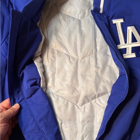 NWT Nike LA Los Angeles Dodgers Baseball Dugout Full Zip Jacket Coat Mens XL - Picture 13 of 14